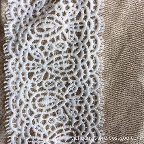 Women's linen lace short sleeves shirt